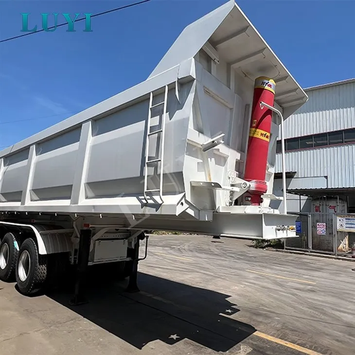 80 Ton Four Axle Dump Semi Trailer manufacturers