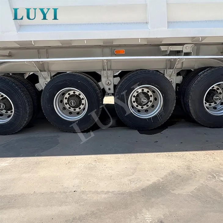 80 Ton Four Axle Dump Semi Trailer manufacturers